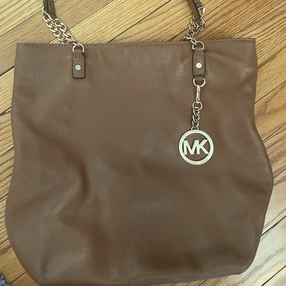 Michael kors leather tote